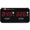 Vroomoto Misuratore di umidità della Temperatura Intelligente Display a LED Termometro Digitale Igrometro per Uso Interno Ed Esterno (Nera1)