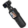 PETSTIBLE Videocamera Vlogging 19 cm grandangolare per uso esterno (bianco) | Risoluzione 4K, integrato per gimbal, fluido per video, tecnologia anti-vibrazione, aspetto professionale