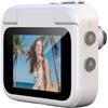NbgrvB Y360 4K Action Cam ABS corpo Flip Display Vlogging (bianco) | ABS per corpo resistente, display ribaltabile, modalità selfie, regolazione dell'angolo, opzioni di ripresa flessibili