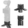 SMALLRIG Mini Quick-Opening Tripod for DJI Osmo Pocket 4P / 4 / 3 - 6361B | Built-in USB-C Interface, Magnetic Aluminum Alloy Desktop Tripod, Supports Data Transfer and Power Supply, Weighs 80g