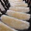 ODAROS Tappetini Antiscivolo per Scale Gradini Interni,Tappeti Soffice Pelliccia Coprigradini Pedate per Scale,Autoadesivo Moquette per Scale Lavabile,Copri Gradini Riutilizzabile Tappeto per Scale in Legno
