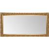 ITALIA CORNICI Maestri Artigiani Specchiera da Parete Barocca, Specchio Rettangolare Classico con Fregi, Cornice in Legno, Made in Italy (Oro Antico 140 x 50 cm)