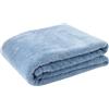 maryplaid - Plaid Bussy 150x180 cm in Pelliccia Ecologica Laserata, 100% Poliestere, Effetto Pelliccia, Morbido e Avvolgente, Coperta Singola per Divano e Letto (Jeans)