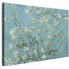 MuchoWow© Stampa Su Tela Decorazioni Pareti Canvas Grandi Dimensioni Quadri | 30x20 cm - Con Cornice Moderni Quadro Soggiorno Foto PosterVan Gogh - Fiori - Arte - Vintage - Blu