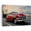 ARTTOR Quadri Moderni su Tela 120x80 cm Stampe da Parete Auto Vintage - 0186 | Cuba Cielo Quadro Decorativo Grande XXL 1 pezzo Soggiorno Camera da Letto Arte da Parete Decorazione da Parete ARTTOR