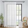 DWCN Stores - Tende con fettuccia arricciata per binario, in voile, semitrasparenti, per soggiorno, 1 pezzo, 260 x 200 cm (altezza x larghezza x profondità)