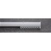 AGE CURTAIN SYSTEM Binario per tende arricciate-Installazione: soffitto-Movimento: manuale (senza corda)-Dimensioni: h.2,2 cm-l.2,3 cm-Colori: Bianco, Argento, Nero (BIANCO, CM 200)