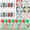 Queekay Regalo Babbo Natale Balsami Labbra Calendario dell'Avvento 2026, 12 Sets