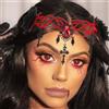 Reaky Copricapo gotico nero per Halloween, accessori per capelli da donna | Fasce per capelli per Halloween con fiori, accessori gotici per capelli da donna