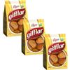 Needforsweet Pagen Gifflar Vaniglia 3 × 260 g | 36 mini lievito con ripieno di vaniglia | Morbidi pasticcini svedesi per caffè e viaggi | Classico Fika | Pronto per mangiare