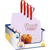 SPESA & RISPARMIO Bauli Mini Panettone Classico - Dolce Natalizio Monoporzione con Uvetta e Scorze d'Arancia - 90g (4 pezzi)