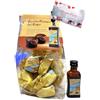 generico Sacchetto Regalo natale 200g di Cioccolatini Amaro del Capo con Mini Bottiglia 20ml