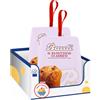 SPESA & RISPARMIO Bauli Mini Panettone Classico - Dolce Natalizio Monoporzione con Uvetta e Scorze d'Arancia - 90g (2 pezzi)