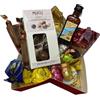 Generico Confezione Regalo Natalizia alcoolica scatola a forma di Stella, con Praline Liquori assortite e 1 mini bottiglia amaro del capo da 20 ml