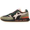 w6yz Yak-M. Suede/Nylon Sole Just Militare-Black-Taupe