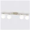 Lampada da soffitto KAIRO 4 4xE14 in Acciaio - Mokka