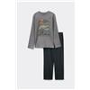 Tezenis Pigiama Lungo Cotone Stampa Teddy Bimbo Bambino