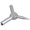 ELEMENT Chiave a 3 punte per smontaggio valvole gas/Co2 Element