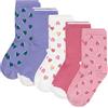 Petit Bateau 5 paia di calzini da bambino in cotone stampati a cuori, P27, taglia 27/30, 5/6 anni, variante 1