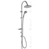 Damast Colonna Doccia DAMAST Nature TONDA Set Soffione doccetta e portasapone