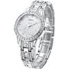 NUOVO Orologio da donna Analogico al Quarzo con Bracciale in Acciaio Inossidabile Argentato, Impermeabile, lunetta in cristallo, Orologio da Ragazza in Argento