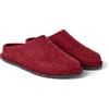 LE TIROLESI - Pantofola Bormio in lana Twins con sottopiede estraibile e fondo in feltro - Made in Italy