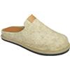 AXA SHOES Pantofola silenziosa con plantare estraibile in lana cotta-invernale donna - suola silenziosa in feltro