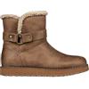 Skechers 167615 Home Sweet Home Taupe Tronchetti per Donna in Ecopelle con Lampo