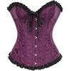 Generico Corsetto Donna Nero Elegante, Bustino Shapewear Lingerie, Stringivita Regolabile Per Donne, Corsetti Feste, Matrimonio, Halloween, Cosplay, Modellante E Confortevole