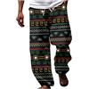 RUMAOZIA Pantaloni lunghi da uomo, in lino, per il tempo libero, stile africano, estivi, leggeri, tinta unita, estivi, da spiaggia, hawaiani, per la casa, con tasche, in cotone tradizionale