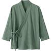 Bauzuoyo Kimono Donna Tradizionale Giapponese Abbigliamento Yukata Cappotto Leggero Casual Cardigan con Ricamo Maniche a 3/4 Giacca Estiva con Cintura Casual Sottile Outwear