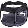 BAKAJI Box Recinto Tenda Pop-UP per Cagnolini Cuccioli e Piccoli Animali, Cuccia Pieghevole Salvaspazio da Viaggio, Recinzione per Animali di Piccola Taglia, per Interno ed Esterno