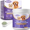 Lxitian Polvere Sciogli Tartaro Cane, Integratore Naturale per Alito Cattivo Cane, Polvere per Pulizia Denti Cane,Naturale ed Estremamente Efficace,Polvere Dentale per Cani Probiotici,Antiplacca e Antitartaro