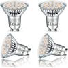 WSMCN Energetica B Lampadine LED GU10 6,5W(150W) Bianco Caldo 3000K 1300lm, 4 Pz | 6,5W Equivalente a 150W, Non dimmerabile, 120° Angolo del Fascio, Illuminazione senza sfarfallio, camera da letto cucina