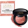 Laura Geller Beauty LAURA GELLER Blush Polvere Cotto Blush-n-Brighten - Fard Make Up in Polvere Marmorizzato, Cremoso e Leggero, Finish Satinato