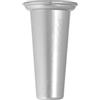 Home 3583726 Vaso da cimitero in plastica, argento, 18,5 cm
