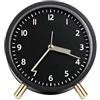 Thryvix Sveglia Analogica Silenziosa, Orologio da Tavolo con Luce Notturna Senza Ticchettio, a Batteria, per Camera da Letto, Ufficio, Comodino, Adulti, Bambini e Anziani, Sveglia