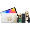 NINTENDO Switch OLED Console The Legend of Zelda: Tears of the Kingdom Edition (Joy-Con verdi e oro)