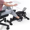LTPRTZ Mini cyclette da casa - Beentrainer - Allenamento sedentario - Resistenza magnetica silenziosa - 72 x 44 x 36 cm - Nero
