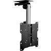 LTPRTZ Supporto a soffitto per TV - Modello fisso - Risparmio di spazio - Pieghevole e girevole - Per schermi da 17-37 pollici - Colore nero