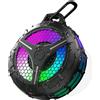 LTPRTZ Altoparlante portatile impermeabile per la doccia - Ascolto della musica - Resistente all'acqua (IPX7) - Potenza: 15W - Colore: nero