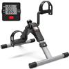 LTPRTZ Mini cyclette da casa - Bicicletta senza sella - Allena braccia e gambe - Design pieghevole - 2,6 chilogrammi - Grigio