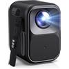 LTPRTZ Mini proiettore - Smart beamer - Home cinema - Google TV, Netflix - Schermo da 40-120 pollici - Colore nero ossidiana
