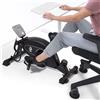 LTPRTZ Mini cyclette da casa - Beentrainer - Allenamento sedentario - Resistenza magnetica silenziosa - 72 x 44 x 36 cm - Nero