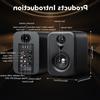 LTPRTZ Altoparlante attivo per pavimenti - Altoparlanti stereo - Streaming musicale - Bluetooth 5.3 - Woofer da 3 pollici - Nero