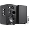 LTPRTZ Altoparlanti - Altoparlanti da libreria - Streaming musicale - 100W, tre driver - 17 x 18 x 27,5 cm - Nero