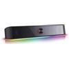 LTPRTZ Soundbar da scrivania - Altoparlante per PC - Ascolto musicale - Illuminazione RGB dinamica - Design compatto - Colore nero