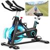 LTPRTZ Cyclette da interno - Allenamento cardio - Resistenza magnetica - Portata massima: 160 kg - Colore: blu