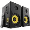 LTPRTZ Altoparlanti da scaffale - Altoparlanti attivi - Ascolto musicale - Woofer in Poliammide - Potenza di 70W - Colore nero