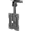 LTPRTZ Supporto a soffitto per TV - Staffa inclinabile per tetti - Risparmio di spazio - Inclinazione fino a 105° - Adatto per schermi fino a 43 pollici - Colore: nero